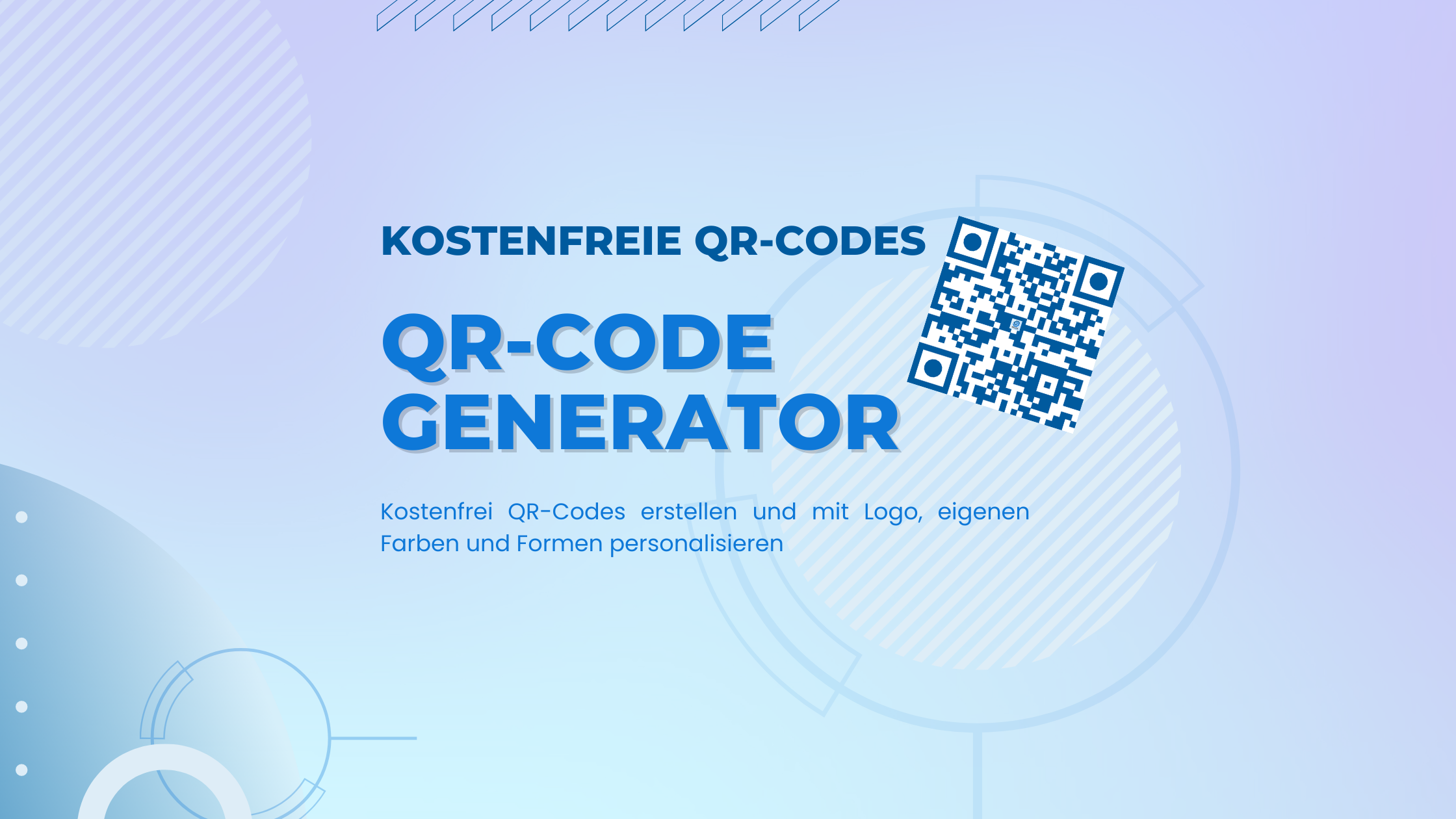 Mit dem QR-Code Generator von Biolink Marketing können kostenfrei statische oder dynamische QR-Codes erstellt und mit eigenem Logo, Farben und Formen personalisiert werden.