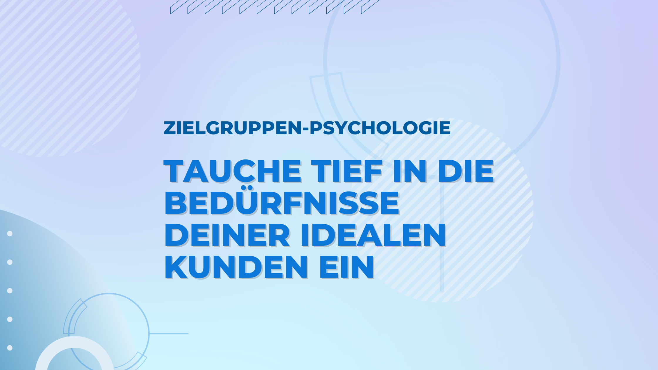 Entdecke die Geheimnisse der Zielgruppen-Psychologie und lerne, wie du die Bedürfnisse deiner idealen Kunden verstehst. Praxisnahe Tipps für erfolgreiches Marketing!